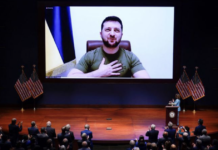 L’intervento di Zelensky al Congresso statunitense Zelensky, presidente dell'Ucraina, al Congresso Usa