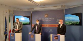Il Veneto lancia i suoi “Irti Colli”: il 27 marzo ci sarà la prima Giornata regionale dei Colli Veneti, il logo è di Matteo Fuccelli di Wachipi Presentazione Giornata regionale dei Colli Veneti: da sx Follador (UPLI), Ciambetti e Zecchinato