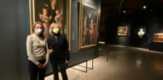 La Fabbrica del Rinascimento: in visita alla mostra di Vicenza Nancy Brilli accolta dall’assessore Simona Siotto La Fabbrica del Rinascimento a Vicenza, Nancy Brilli con l'ass. Simona Siotto