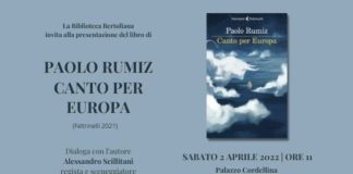 Biblioteca Bertoliana, Paolo Rumiz presenta a Vicenza il suo libro “Canto per Europa” Paolo Rumiz presenta a Vicenza il suo libro “Canto per Europa"