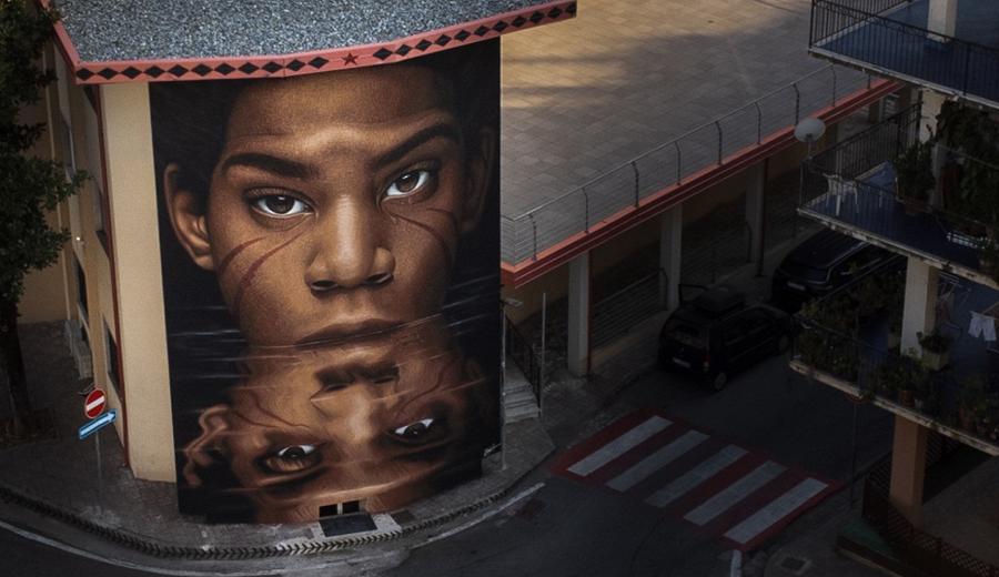 murales di diamante basquiat jorit