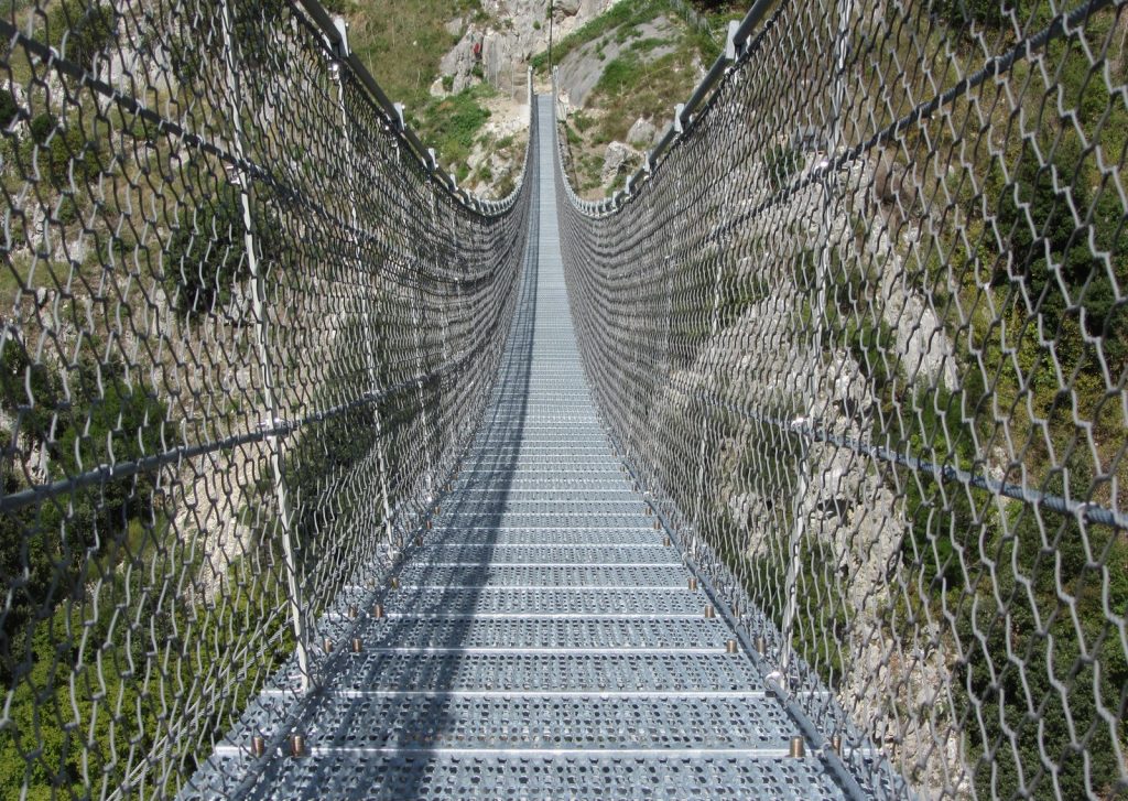 Ponte tibetano di Laviano