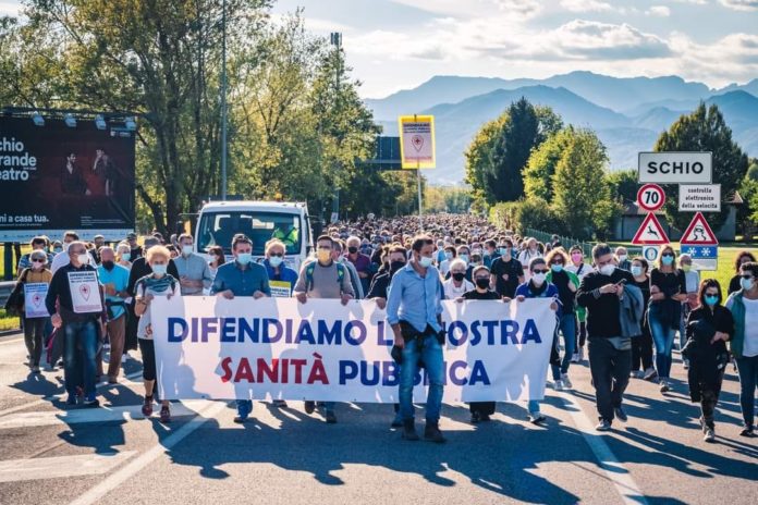 Manifestazione per la Sanità Pubblica