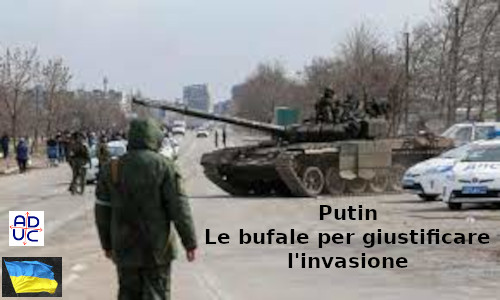 Ucraina invasa dalla Russia di Putin