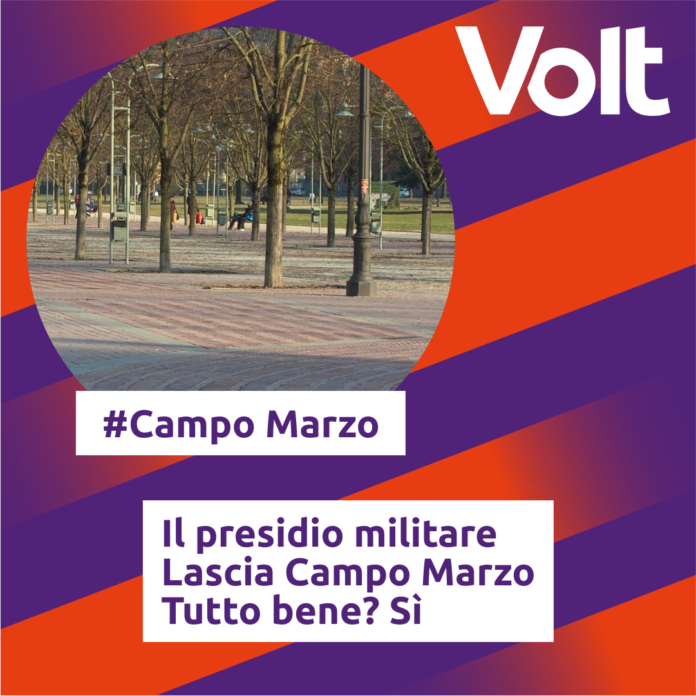 Campo Marzo lasciato dall'esercito