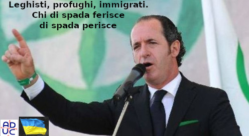 Profughi ucraini e gli... altri, per Luca Zaia