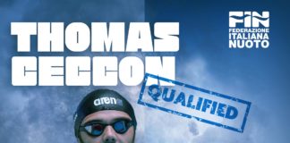 Leosport Creazzo: Ceccon campione Italiano e pass mondiale, Elia Codardini con gli azzurrini del nuoto Leosport Creazzo: Ceccon campione Italiano e pass mondiale