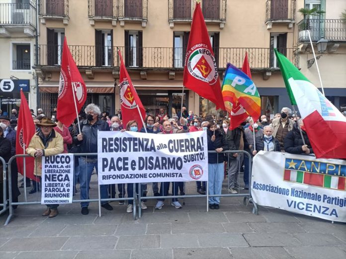 25 aprile, Rifondazione Comunista Federazione di Vicenza solidale con l'ANPI