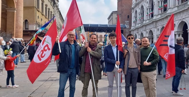 25 aprile a Vicenza con Psi e Fgs (foto di archivio)