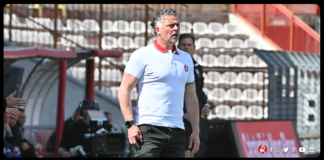Mister Baldini prima di Lr Vicenza – Lecce: “Cuore, testa e determinazione: lottiamo insieme per 95 minuti” Mr Francesco Baldini (LR Vicenza)