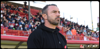 Cristian Brocchi sollevato dall’incarico di allenatore dell’Lr Vicenza insieme a tutti i suoi collaboratori tecnici Cristian Brocchi