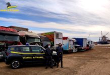 Sequestrati dalla Guardia di Finanza di Venezia 60 automezzi commerciali pronti per essere esportati verso i Porti del Nord Africa GdF sequestra automezzi commerciali da esportare