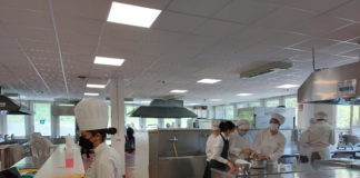 Istituto alberghiero Artusi Recoaro Terme: terminati lavori prevenzione incendi (1,5 mln di euro) a breve rifacimento facciate (1,75 mln) Istituto alberghiero Artusi di Recoaro Terme, un ambiente