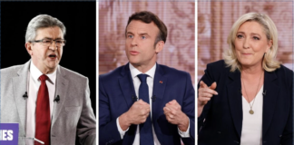 Elezioni presidenziali in Francia: al ballottaggio Emmanuel Macron e Marine Le Pen, che supera di un soffio Jean-Luc Mélenchon Melenchon, Macron e Le Pen
