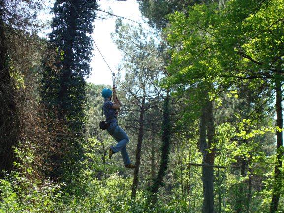 Al Parco Naturale di Cervia ci sono anche le attrezzature per arrampicars