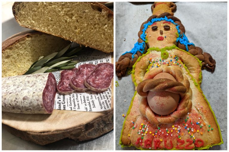 Pasqua in Abruzzo pizza e pupa