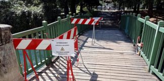 Passerella pedonale sulla Seriola al Giardino Salvi Valmarana, Rolando del Pd di Vicenza chiede lavori urgenti Passerella pedonale sulla Seriola al Giardino Salvi Valmarana