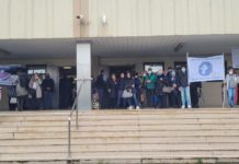 Processo d’appello BPVi iniziato il 22 aprile nell’aula bunker di Mestre. Presidente Giuliano “diluisce” udienze che saranno trasmesse in streaming Ugone al processo d'appello BPVi con i soci soci azzerati all'ingresso dell'aula bunker di Mestre