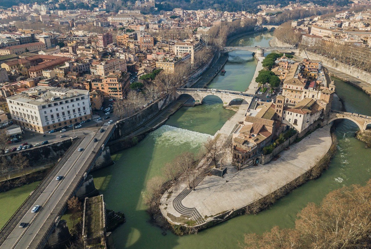 Isola Tiberina, Roma.