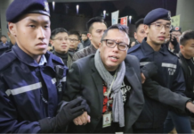 La prima condanna per sedizione a Hong Kong sotto la sovranità cinese: quaranta mesi di carcere a Tam Tak-chi, dj e attivista pro-democrazia am Tak-chi, dj e attivista pro-democrazia di Hong Kong