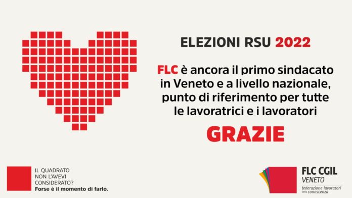 FLC CGIL, Elezioni RSU: primo sindacato in Veneto nei settori Scuola