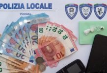 Controlli antidroga nei quartieri, un denunciato dalla Polizia locale di Vicenza per spaccio a San Pio X Controlli antidroga della Polizia locale di Vicenza