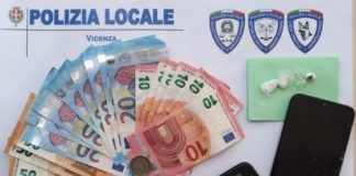 Controlli antidroga nei quartieri, un denunciato dalla Polizia locale di Vicenza per spaccio a San Pio X Controlli antidroga della Polizia locale di Vicenza