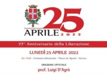 25 aprile, ritorna la cerimonia in piazza dei Signori a Vicenza: il saluto di Francesco Rucco, l’orazione di Luigi D’Agrò 25 aprile a Vicenza