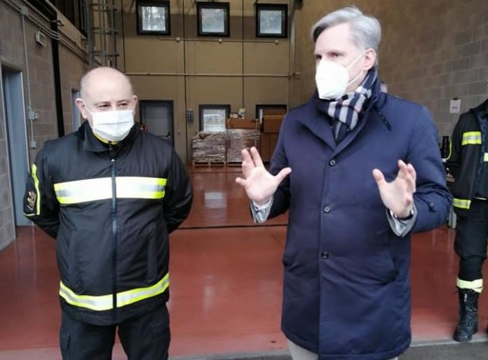 loris munaro comandante vigili del fuoco Veneto e Trentino e bottacin