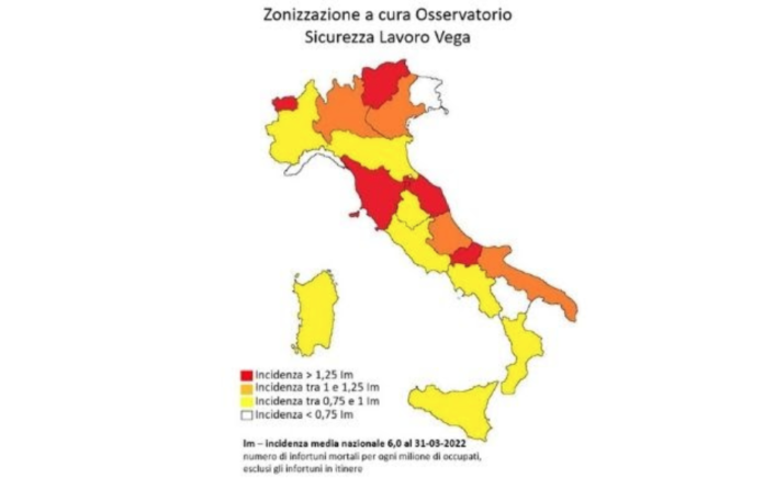 morti lavoro vega veneto