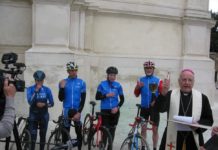 Vicenza, Il Vescovo Pizziol ha benedetto la Torcia della Pace della polizia penitenziaria torcia della pace della polizia penitenziaria vicenza vescovo pizziol