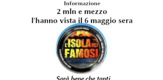 Informazione, 2 mln e mezzo per l’Isola dei famosi. François-Marie Arouet (Aduc): sarà bene che tanti si facciano un bagno di realtà Isola dei famosi