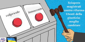 Sciopero magistrati contro riforma. François-Marie Arouet (Aduc): utenti della giustizia, meglio cambiare Sciopero magistrati contro riforma