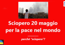 Sciopero 20 maggio per la pace nel mondo, François-Marie Arouet (Aduc): perché ‘sciopero’? Sciopero il 20 maggio per la pace