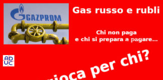 Gas russo e rubli, chi non paga e chi si prepara a pagare… François-Marie Arouet (Aduc): chi gioca per chi? Gas russo e rubli