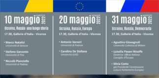 “Ucraina, Russia, Europa” con la Fondazione di Storia di Vicenza venerdì 20 maggio a Palazzo Leoni Montanari “Ucraina, Russia, Europa” con la Fondazione di Storia di Vicenza