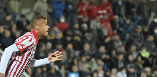 Alessandria-LR Vicenza: 0-1. Salvezza, “si può fare!” Alessandria - Vicenza, De Maio Esulta dopo il gol