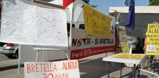 Tangenziale nord Vicenza I° stralcio I° tronco, Giovanni Rolando (Comitato dell’Albera): dalle 8 un nuovo gazebo informativo e di sollecitazione Comitato dell'Albera, Gazebo del 21 maggio