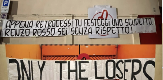 Presidente Lr Vicenza Stefano Rosso risponde a Curva Sud che attacca Renzo Rosso che esulta per scudetto del Milan del vicentino Scaroni Stefano rosso su Curva Sud Vicenza, Paolo Scaroni (presidente del Milan e socio Lr Vicenza) e Renzo Rosso