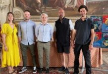 Feste rock ritornano nei quartieri di Vicenza: Si partirà col Riviera Folk festival per continuare col Jamrock e quindi concludere col Ferrock Feste rock a Vicenza: da sinistra Crosara, Tonello, Zocca, Zaggia, Pilan