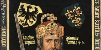 La Vicenza del passato, Vicenza carolingia diventa contea e mantiene il suo territorio: conte e vescovo comandano in città Vicenza Carolingia, Carlo Magno nel ritratto immaginario di Albrecht Durer