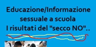 Educazione/Informazione sessuale a scuola. I risultati del ‘secco NO’….