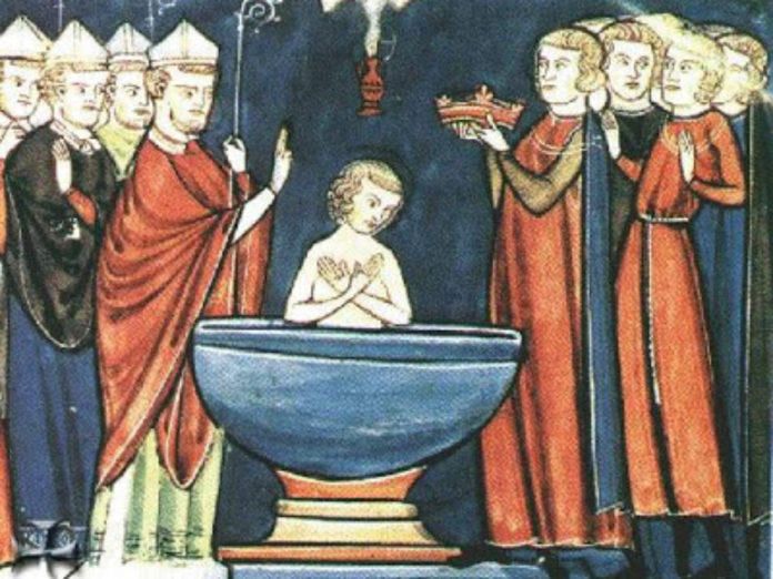 Il battesimo del re dei Franchi Clodoveo
