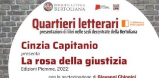 Quartieri letterari, la nuova rassegna della Bertoliana di Vicenza apre con il libro di Cinzia Capitanio Quartieri letterari