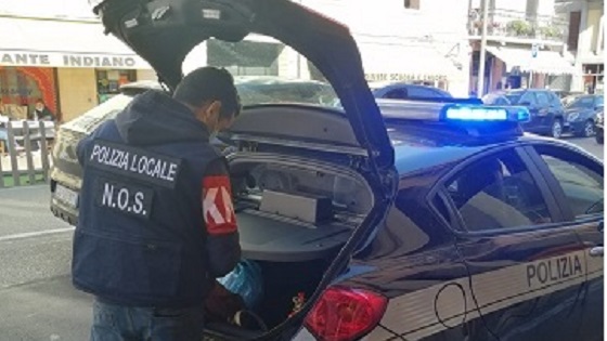 Polizia locale di Vicenza in azione