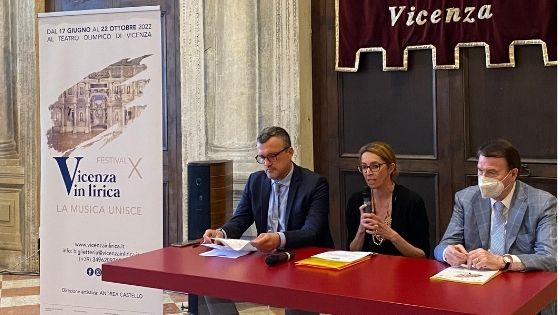 Festival Vicenza in lirica, da sinistra: Castello, Siotto, Vivian