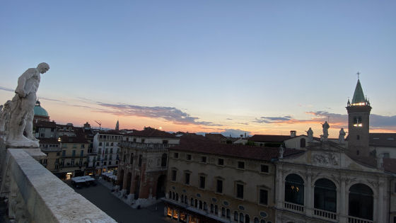 La terrazza della Basilica palladiana