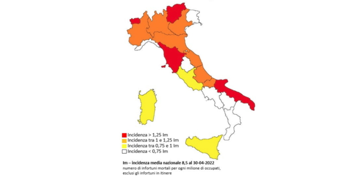 morti lavoro veneto