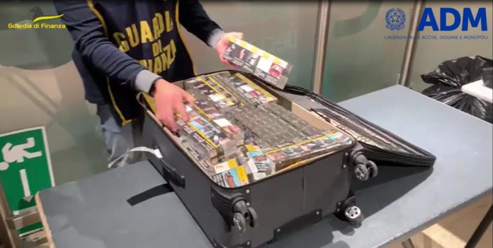sigarette contrabbando venezia aeroporto