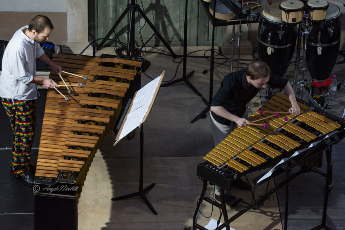 Quartetto percussionisti guidato da Saverio Tasca